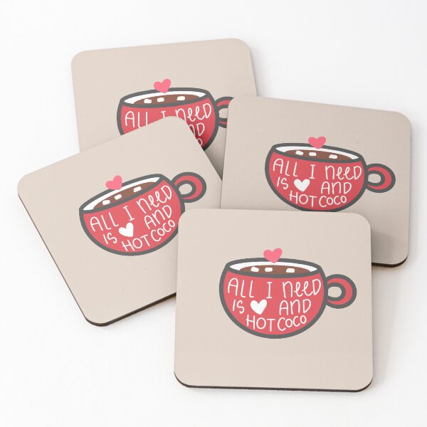 Item preview, All you need is love and hot cocoa designed and sold by CricketDoodles.