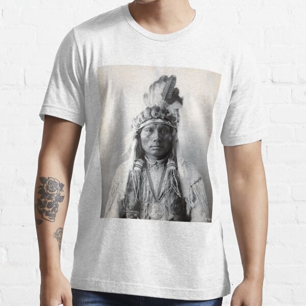 "Three Fingers Cheyenne 1898 Native American " Tshirt for Sale by