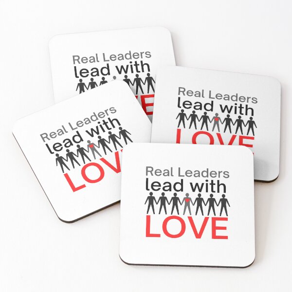 Item preview, Real leaders lead with love designed and sold by Myartbeyours.
