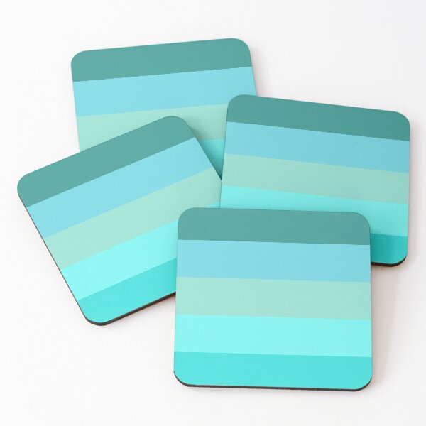 Item preview, Stripe Pastel Turquoise Pattern  designed and sold by JienChan26.
