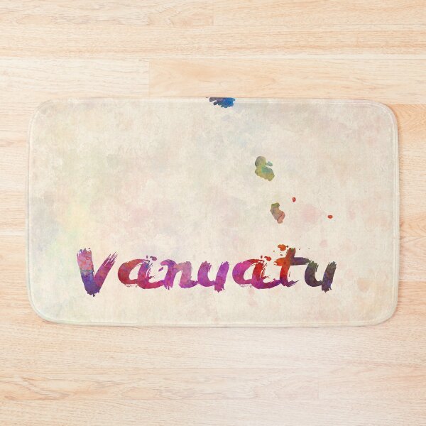 Item preview, Vanuatu watercolor map  designed and sold by paulrommer.