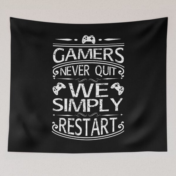 Artikelvorschau, Videospiele Gamers Never Quit Gaming Zocken entworfen und verkauft von besTmanuFacture.