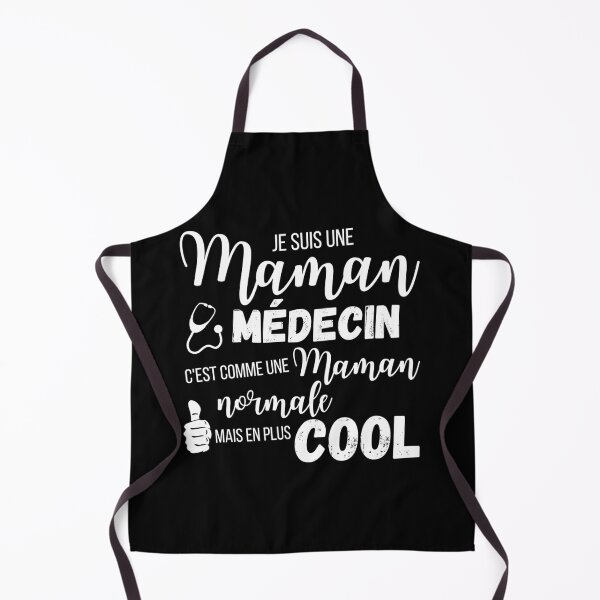 Aperçu de l'œuvre Une maman médecin en plus cool cadeau humour créée et vendue par TeeJfm.