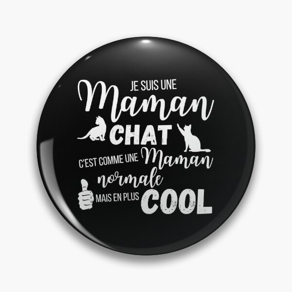 Aperçu de l'œuvre Une maman chat en plus cool cadeau humour créée et vendue par TeeJfm.
