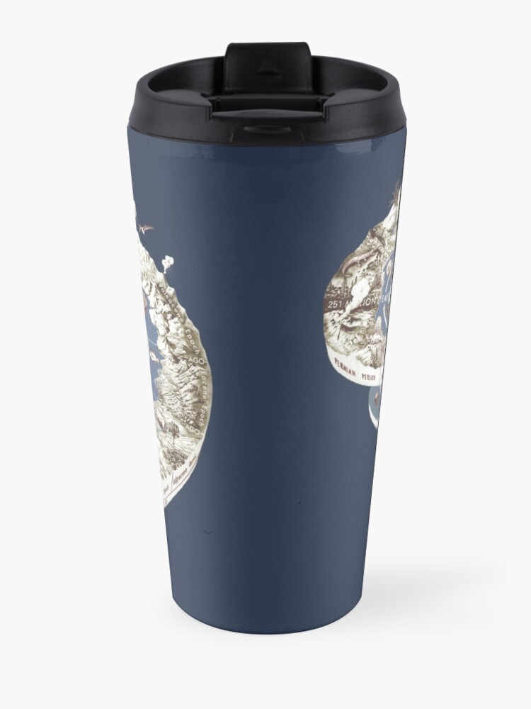 Alternate view of Geologic Period Timeline Travel Mug