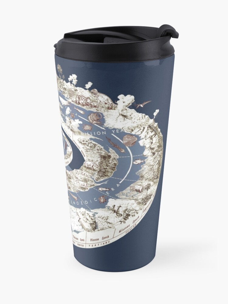 Alternate view of Geologic Period Timeline Travel Mug