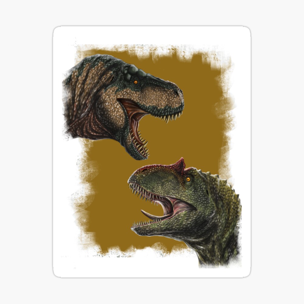 t rex and allosaurus