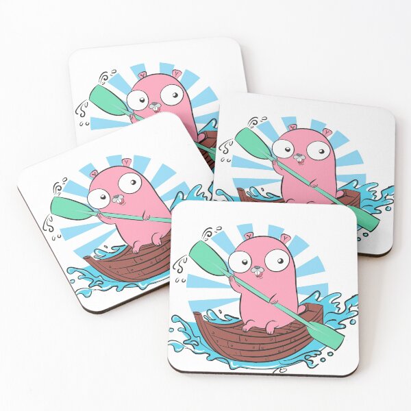 Artikelvorschau, Golang Gopher Paddelboot entworfen und verkauft von BeatkaLipska.
