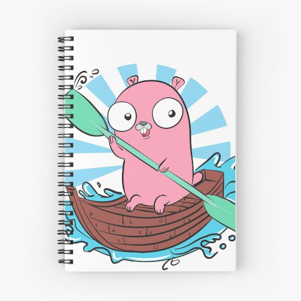 Artikelvorschau, Golang Gopher Paddelboot entworfen und verkauft von BeatkaLipska.