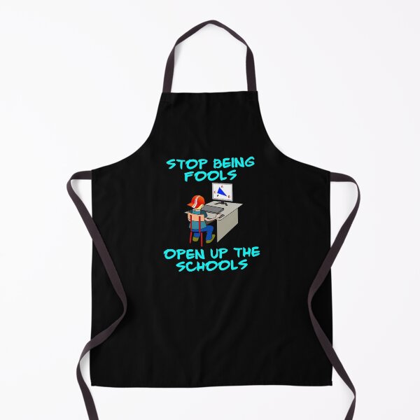 Item preview, Stop Being Fools Open Up The Schools - Child Working On A Computer. designed and sold by Oaks Creations.