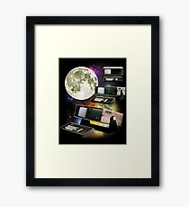 Computers in Space (Vintage Geek) Framed Print