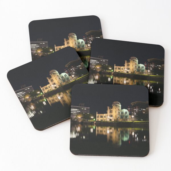 Item preview, Hiroshima A-bomb dome reflection Art print designed and sold by Zs Photo.