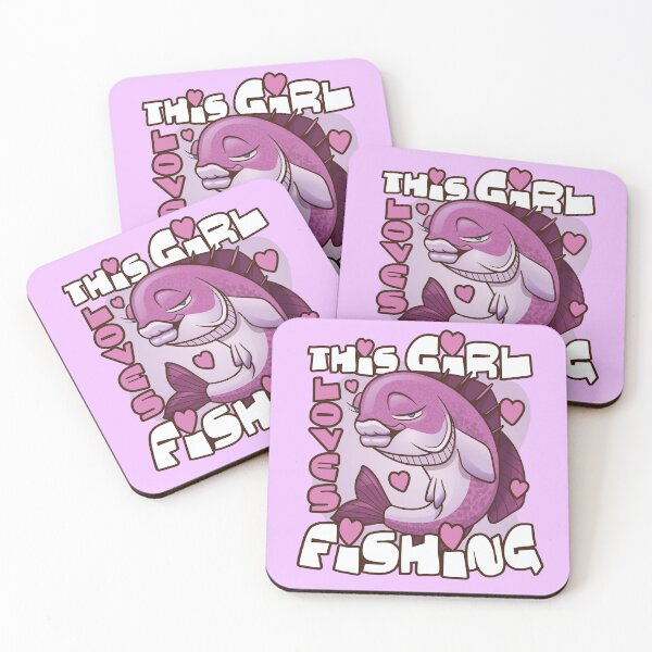 Item preview, This Girl Loves Fishing designed and sold by Ransyn Art.