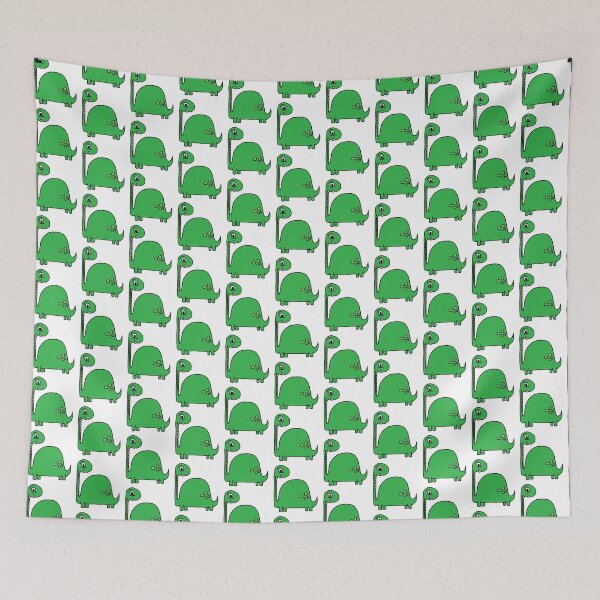 Item preview, Green Dinosaur Max on White by Jess Cargill designed and sold by jesscargill.