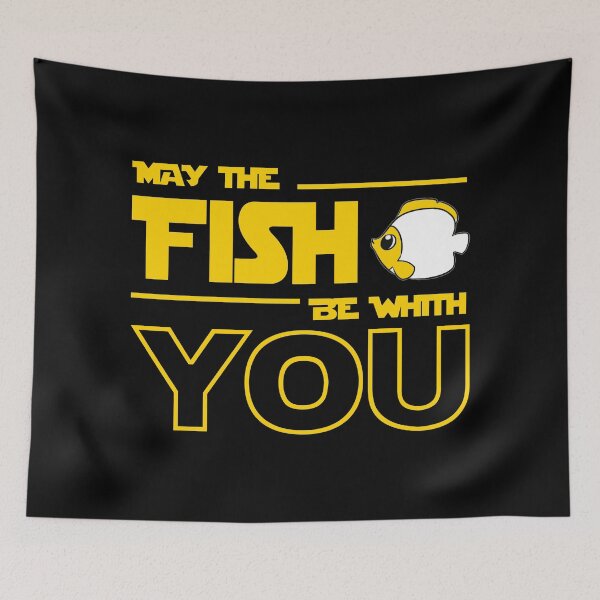 Item preview, May the fish be with you Fishing designed and sold by Gawop.