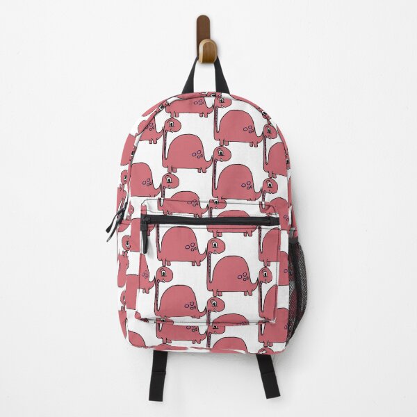 Item preview, Pink Dinosaur Max on white background by Jess Cargill designed and sold by jesscargill.