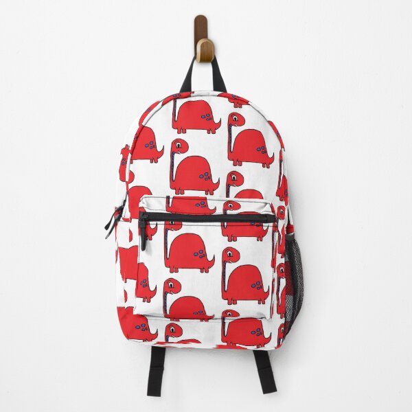 Item preview, Red Dinosaur Max on White by Jess Cargill designed and sold by jesscargill.