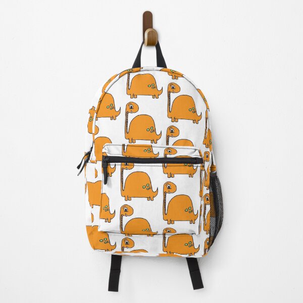 Item preview, Orange Dinosaur Max on White by Jess Cargill designed and sold by jesscargill.