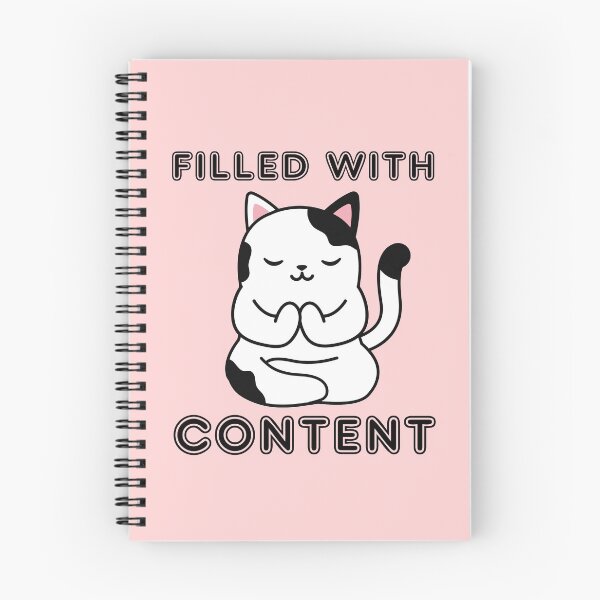 Item preview, Filled with Content, Yoga Cat Design  designed and sold by lmcvinco.