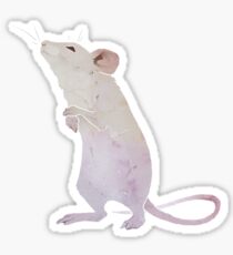 White Mouse Sticker