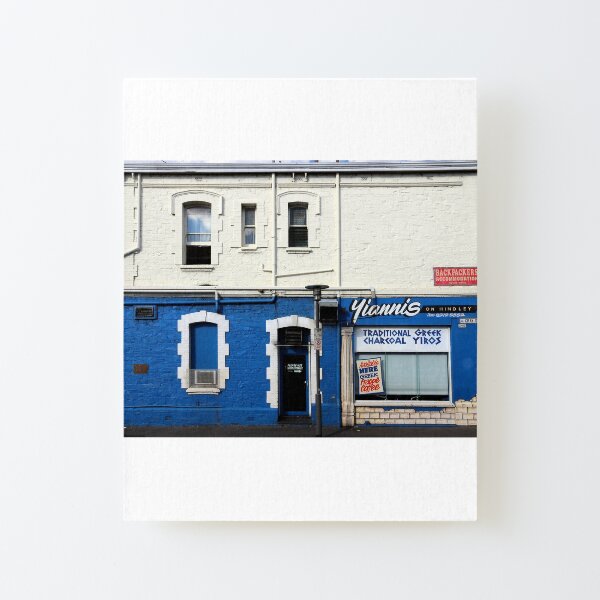 Yianni's on Hindley Canvas Mounted Print