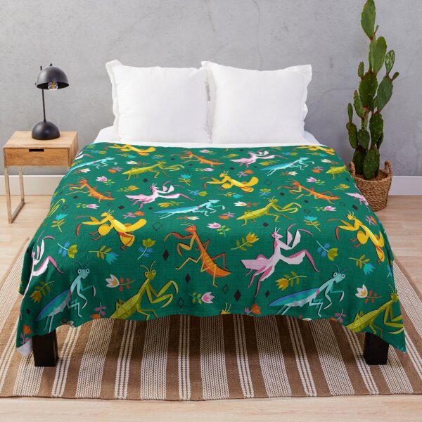 Item preview, An Unordinary Array of Praying Mantises - Kelly Green designed and sold by TigaTiga.