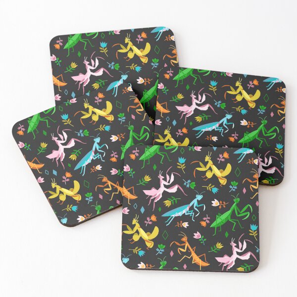 Item preview, An Unordinary Array of Praying Mantises - Black designed and sold by TigaTiga.