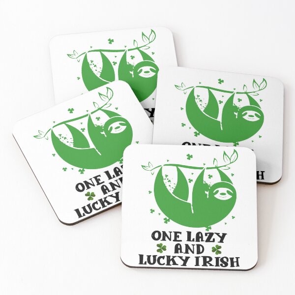 Item preview, Sloth One Lazy And Lucky Irish Funny St Patricks Day 2021 designed and sold by BiancaMoss51.