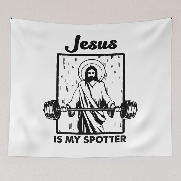 Item preview, Jesus Is My Spotter Funny designed and sold by BiancaMoss51.