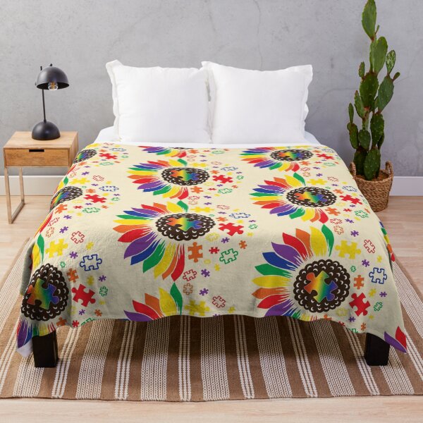 Item preview, Autism Sunflower, Autism Awareness designed and sold by hoangthedoodler.
