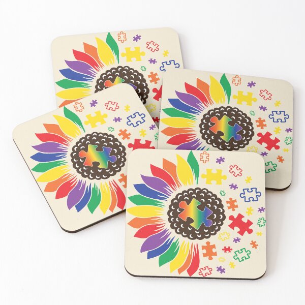 Item preview, Autism Sunflower, Autism Awareness designed and sold by hoangthedoodler.