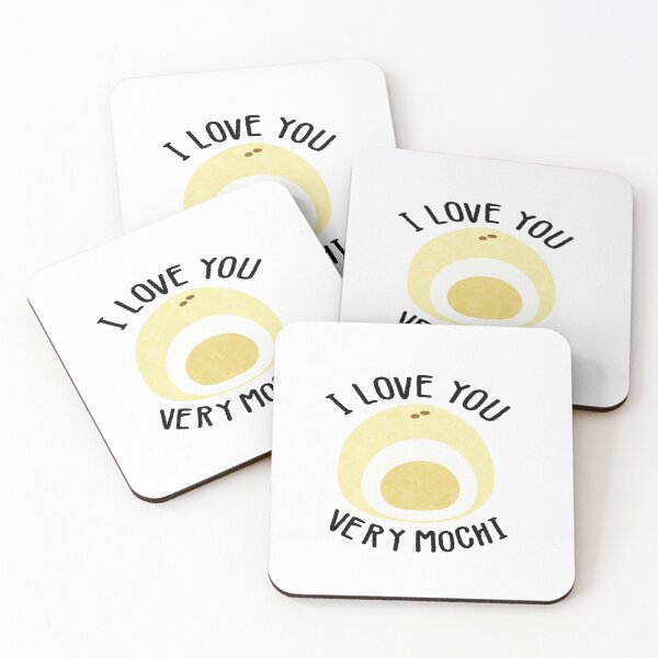 Item preview, I love you very mochi (Yellow) designed and sold by Lady Grim.
