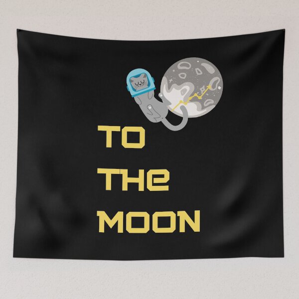 Item preview, To the Moon! / Cat designed and sold by FourNuns.
