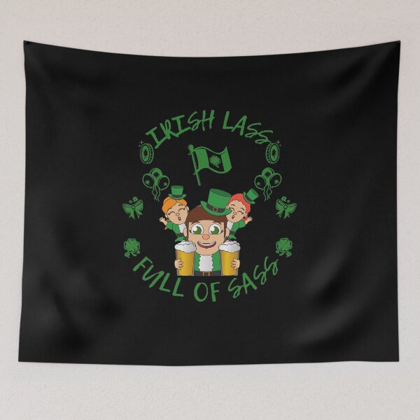 Item preview, Irish Lass Full Of Sass designed and sold by FurioInc.