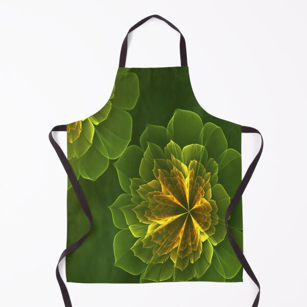 Item preview, Fantasy Green Yellow Fractal Flowers designed and sold by miraminerva09.