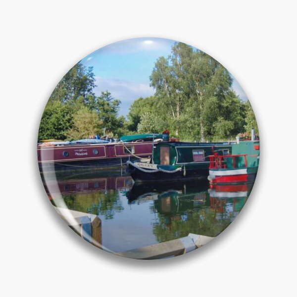 Item preview, Narrowboats at Melbourne Canal Head, Pocklington Canal designed and sold by Terry Senior.