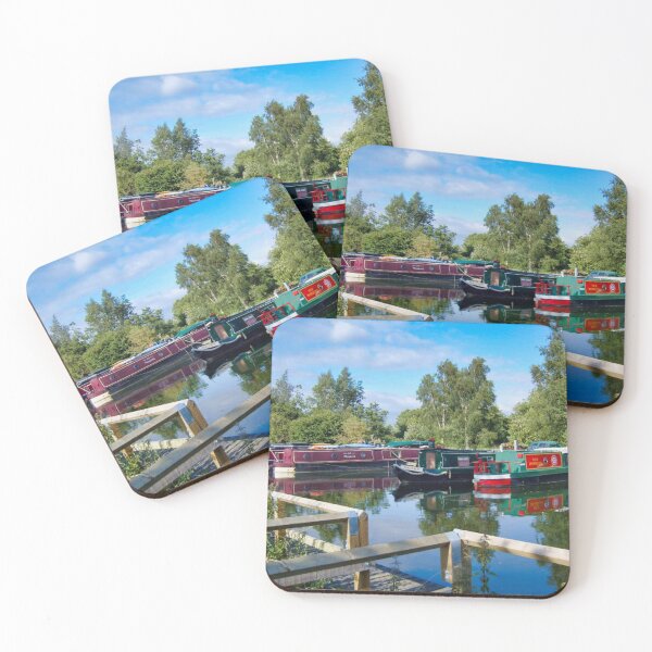 Item preview, Narrowboats at Melbourne Canal Head, Pocklington Canal designed and sold by Terry Senior.