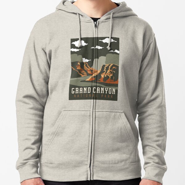 GRAND CANYON Zipped Hoodie