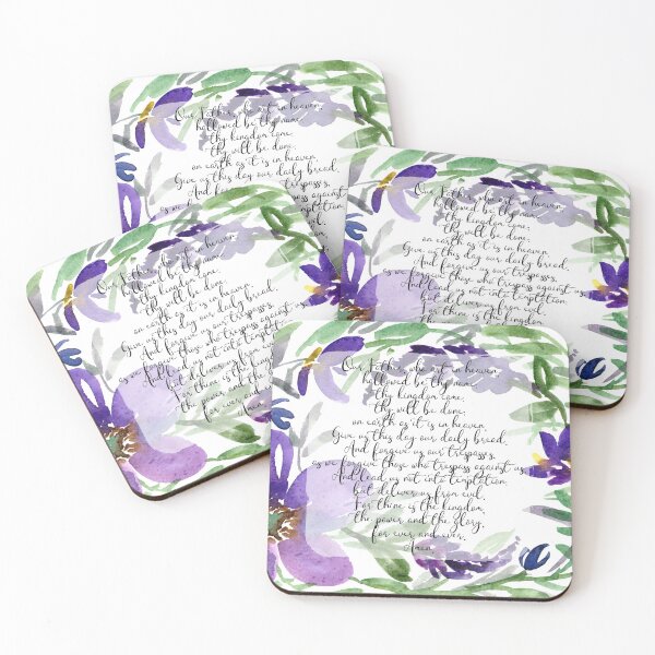 Item preview, Our Father | Daily Prayer | Scripture Art designed and sold by Harpley Design Studio.
