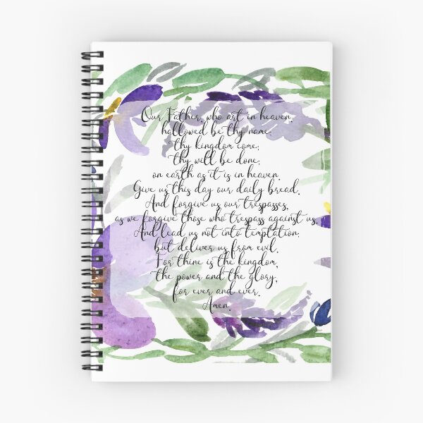 Item preview, Our Father | Daily Prayer | Scripture Art designed and sold by Harpley Design Studio.