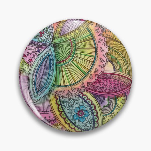 Item preview, Fairground Paisley designed and sold by SarahTravisArt.