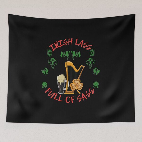 Item preview, Irish Lass Full Of Sass designed and sold by FurioInc.