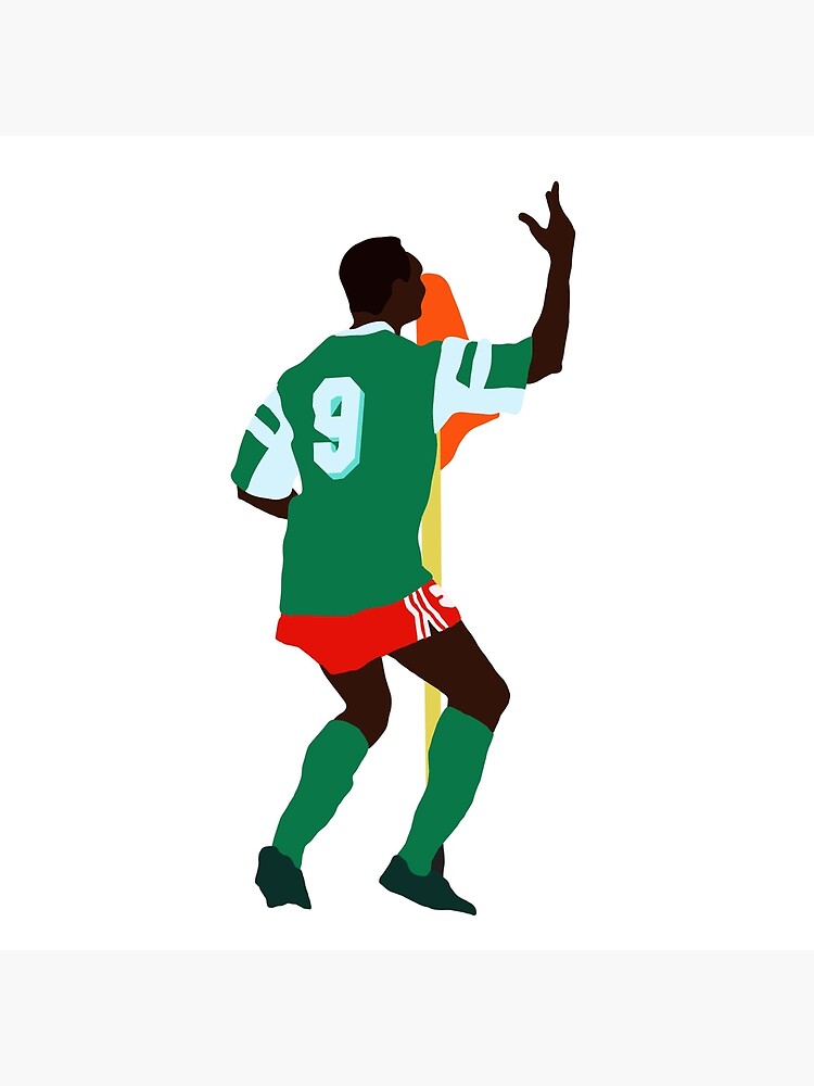 Roger Milla Dancing Celebration | Art Print