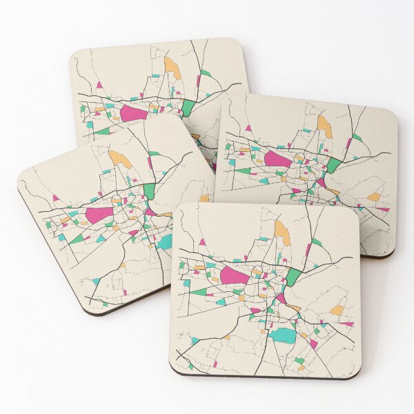Item preview, Agra, India Street Map designed and sold by A Deniz Akerman.