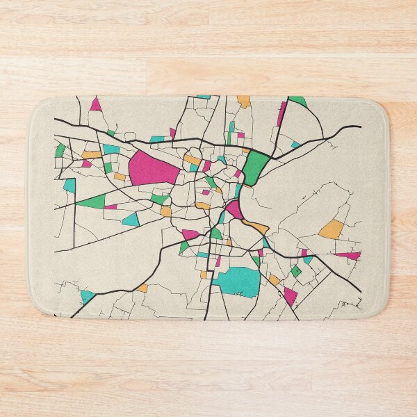 Item preview, Agra, India Street Map designed and sold by A Deniz Akerman.