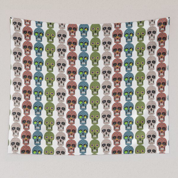Item preview, 4 Crazy Sugar Skull in Various Styles designed and sold by ibadishi.