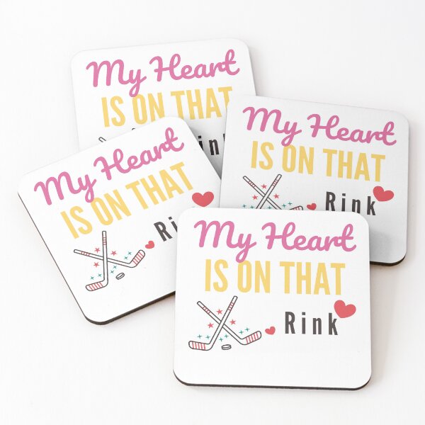 Item preview, My heart is on that rink, hockey mom, hockey mom life, funny hockey  designed and sold by calalassy.