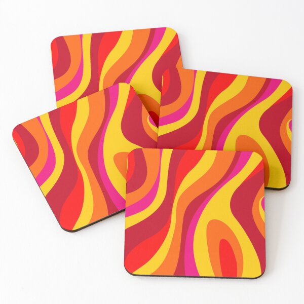 Item preview, Bright Orange Reds Funky Design designed and sold by AMS-ART.
