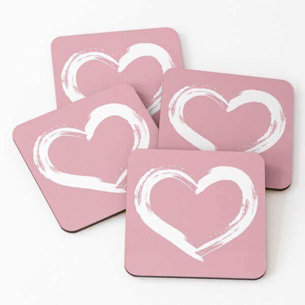 Item preview, Abstract heart made with paint brush stroke designed and sold by mashmosh.