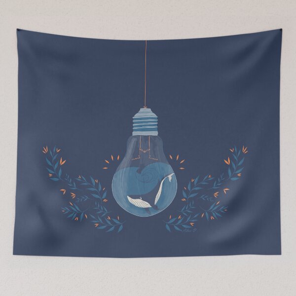 Item preview, Luminous whale designed and sold by AlineOAtelier.